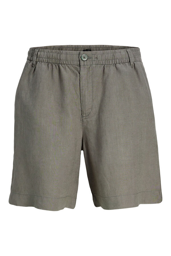 Jack & Jones Bermuda wide lino Kaki