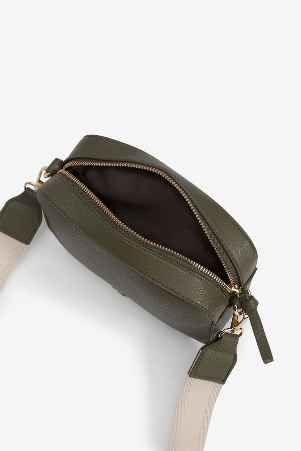 Vilanova Bolsa bandolera rectangular efecto cuero Verde