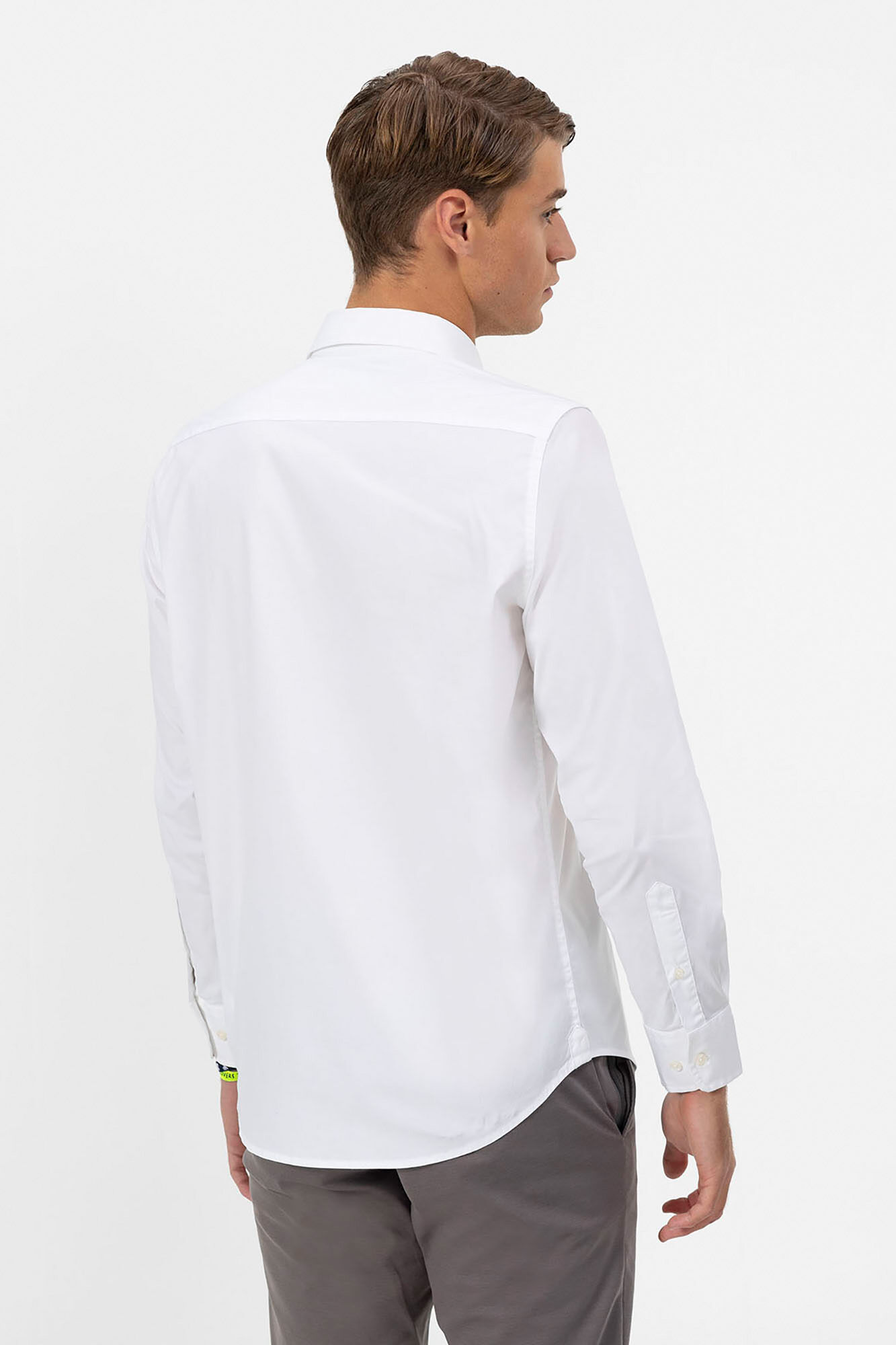 elPulpo Camisa cuello italiano popelin elastico