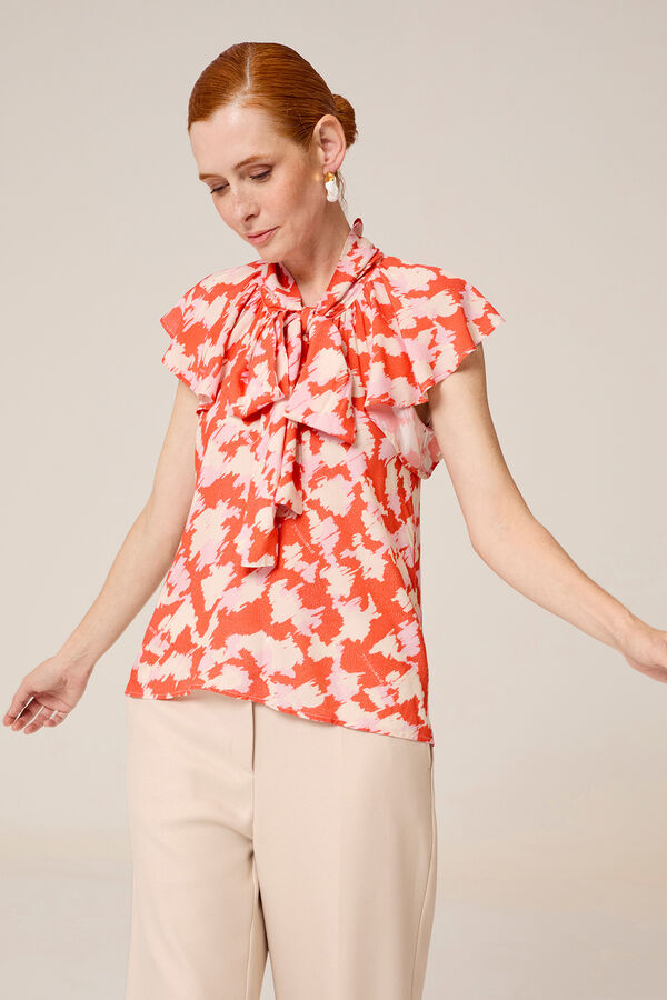 Dolores Promesas Blusa Zia Fucsia