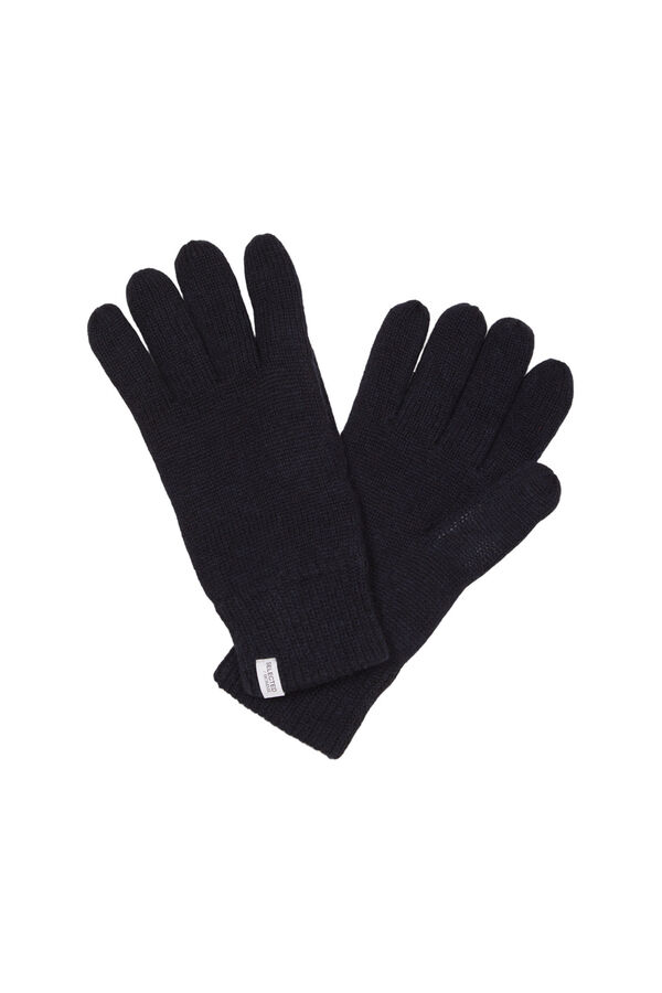 Selected Luvas leves de l&atilde; e cashmere Cinzento