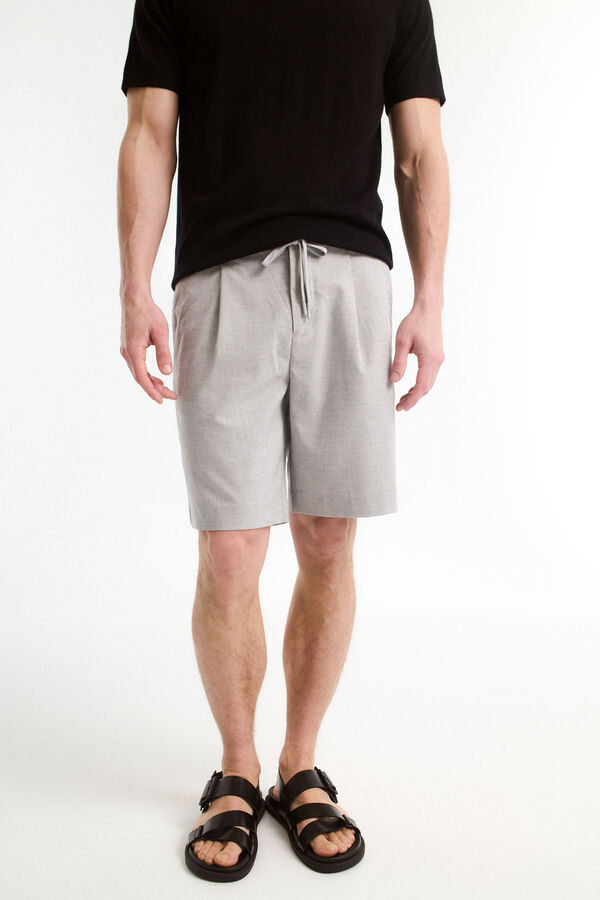 Selected Bermuda Relaxed Fit Gris