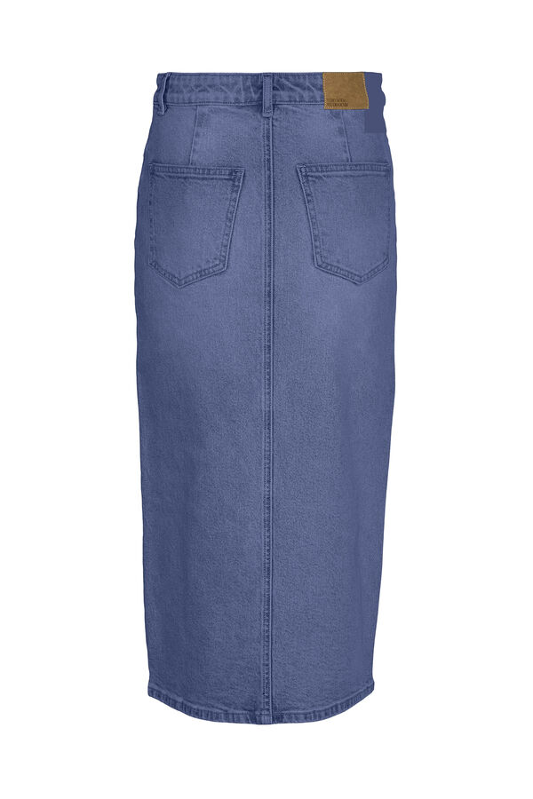 Vero Moda Falda vaquera midi Azul marino