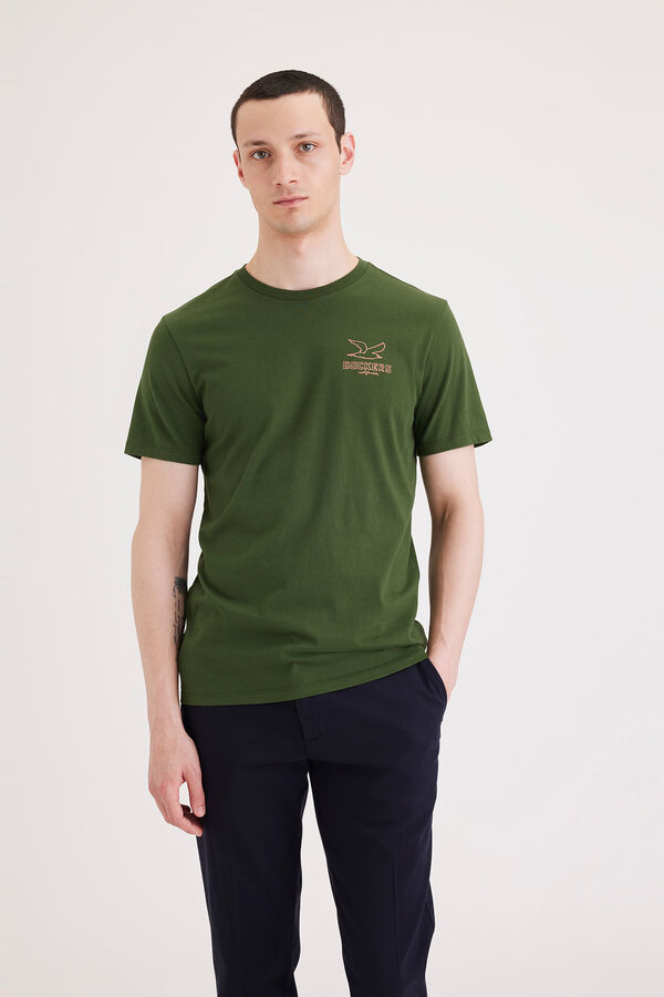 Dockers Camiseta Slim Fit Logo para hombre Verde