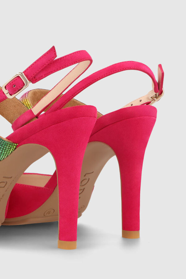 Lodi Sapatos de salão sem calcanhar em camurça Subiu