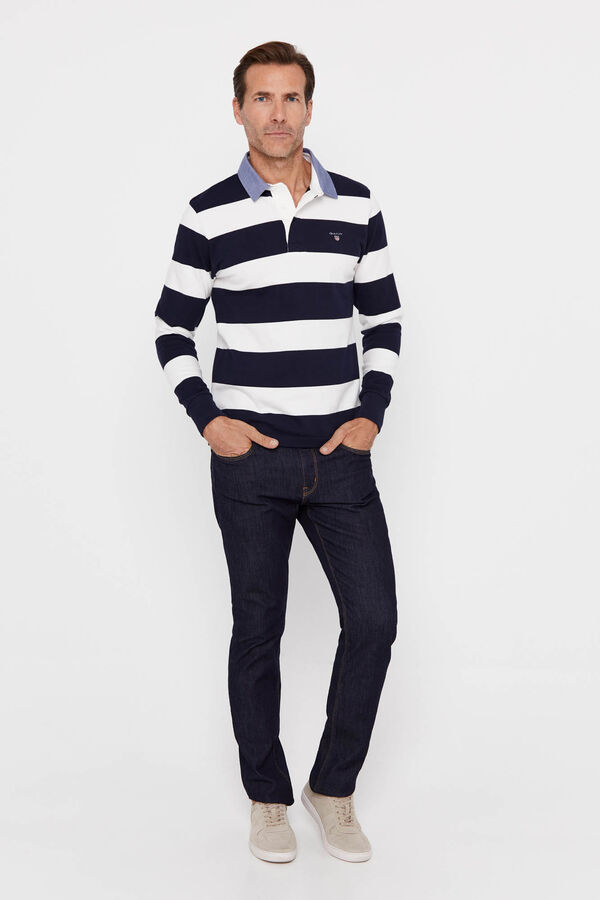 Gant Polo manga larga Blanco