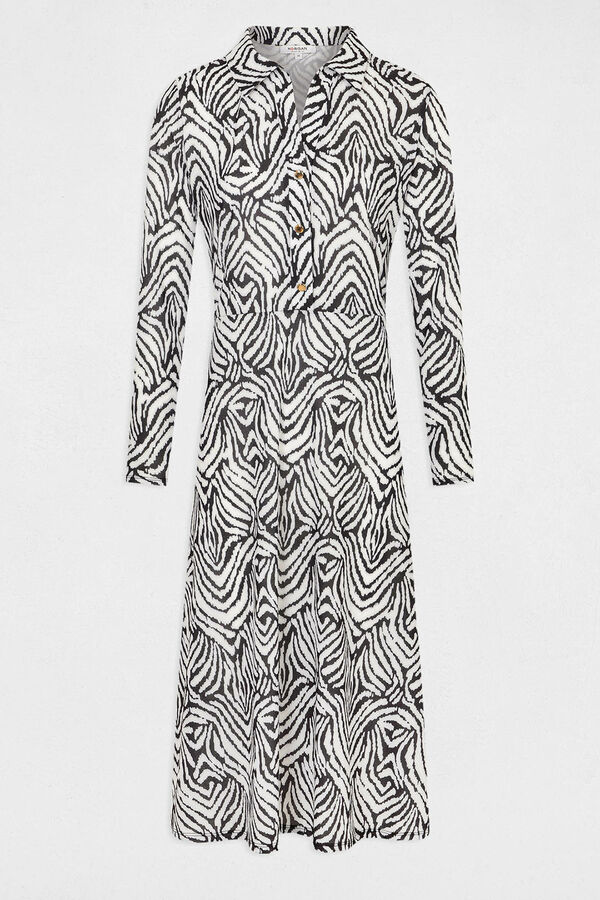 Morgan Vestido midi recto estampado Impressão