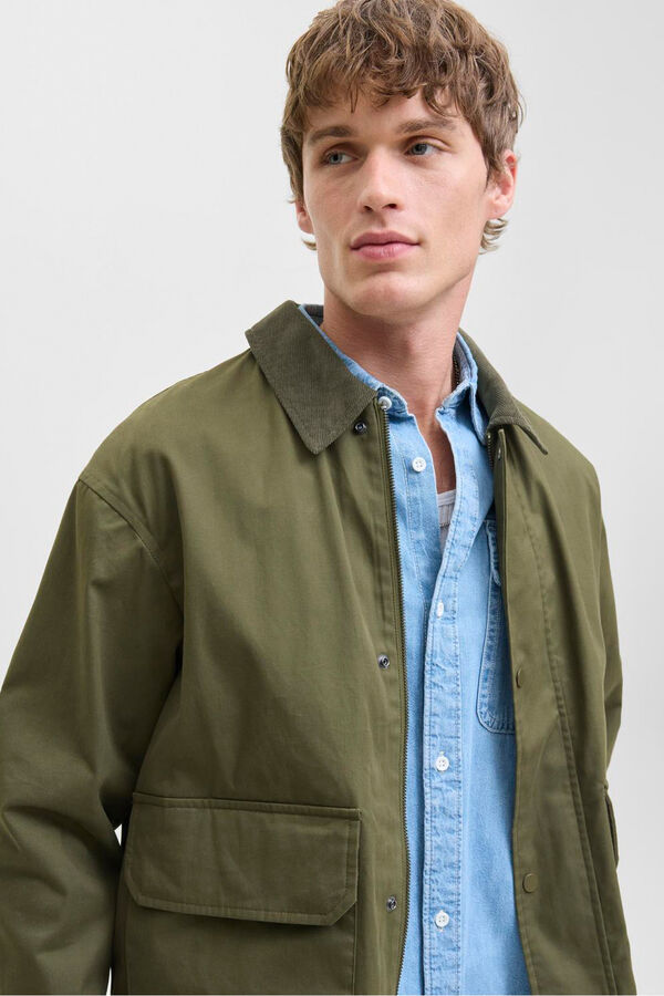 Jack & Jones Cazadora regular fit Verde oscuro
