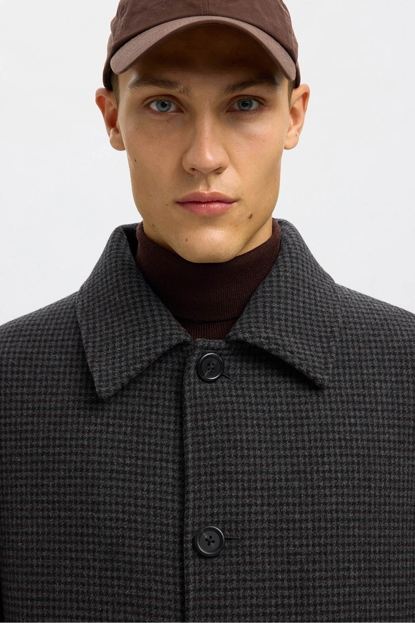 Selected Abrigo largo lana