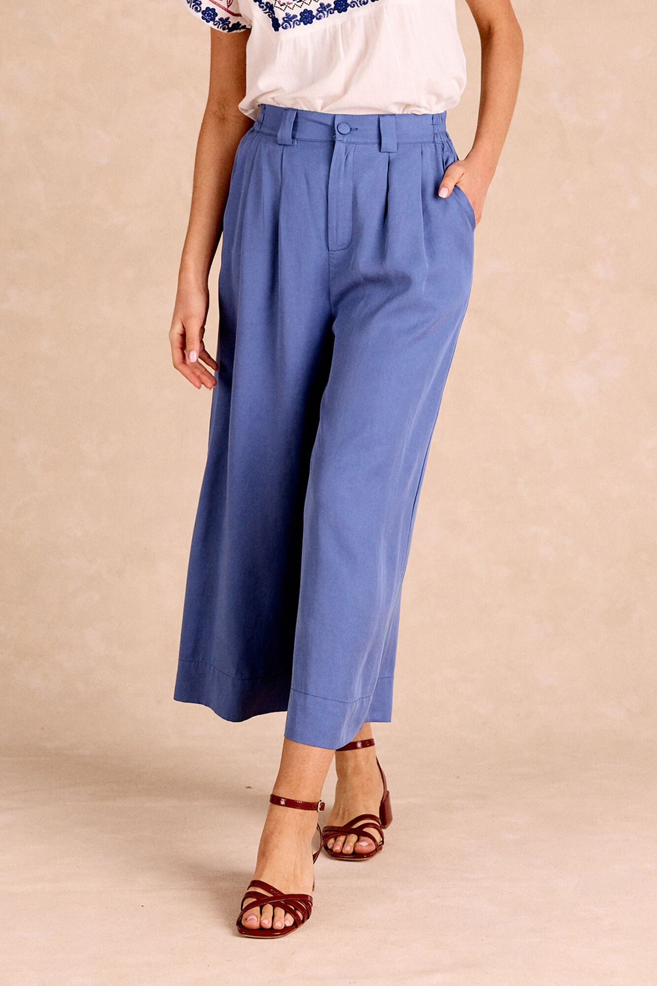 Pol&iacute;n Et Moi Pantal&oacute;n fluido Enea