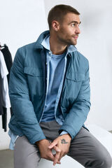 OOTO Blusão reversível Azul