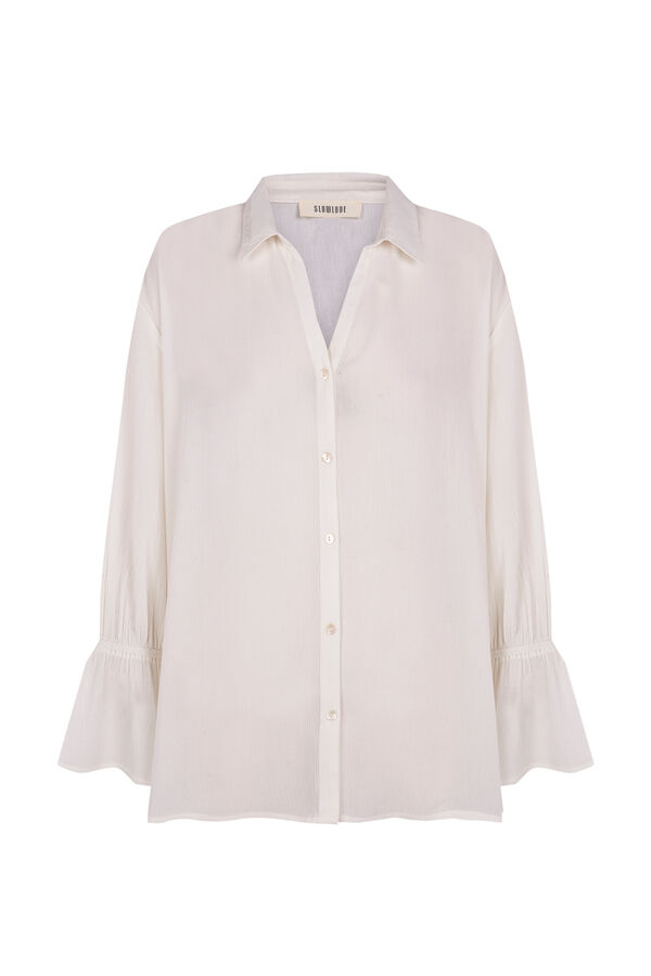 Slowlove Camisa blanca fluida Blanco
