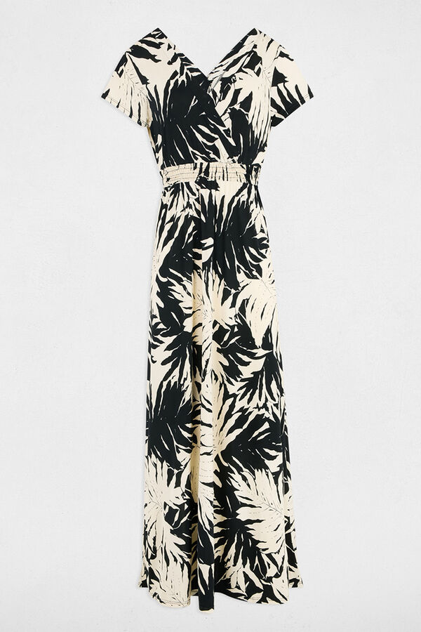 Morgan Vestido comprido reto estampado Multicolorido