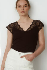 Vila Top renda  Preto