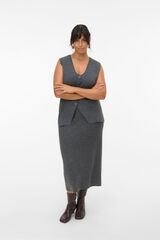 Vero Moda Curve Falda 7/8 punto Curve Gris