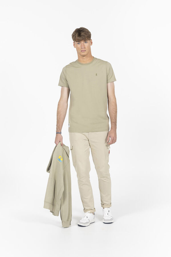 elPulpo Camiseta logo a tono Kaki