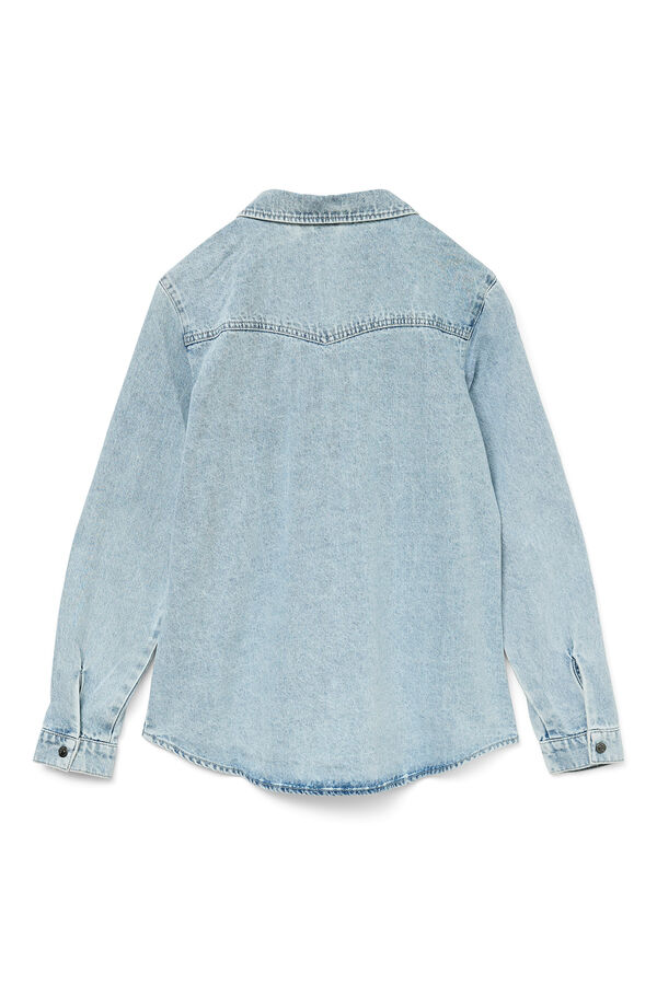 Vero Moda Camisa denim manga comprida  Azul