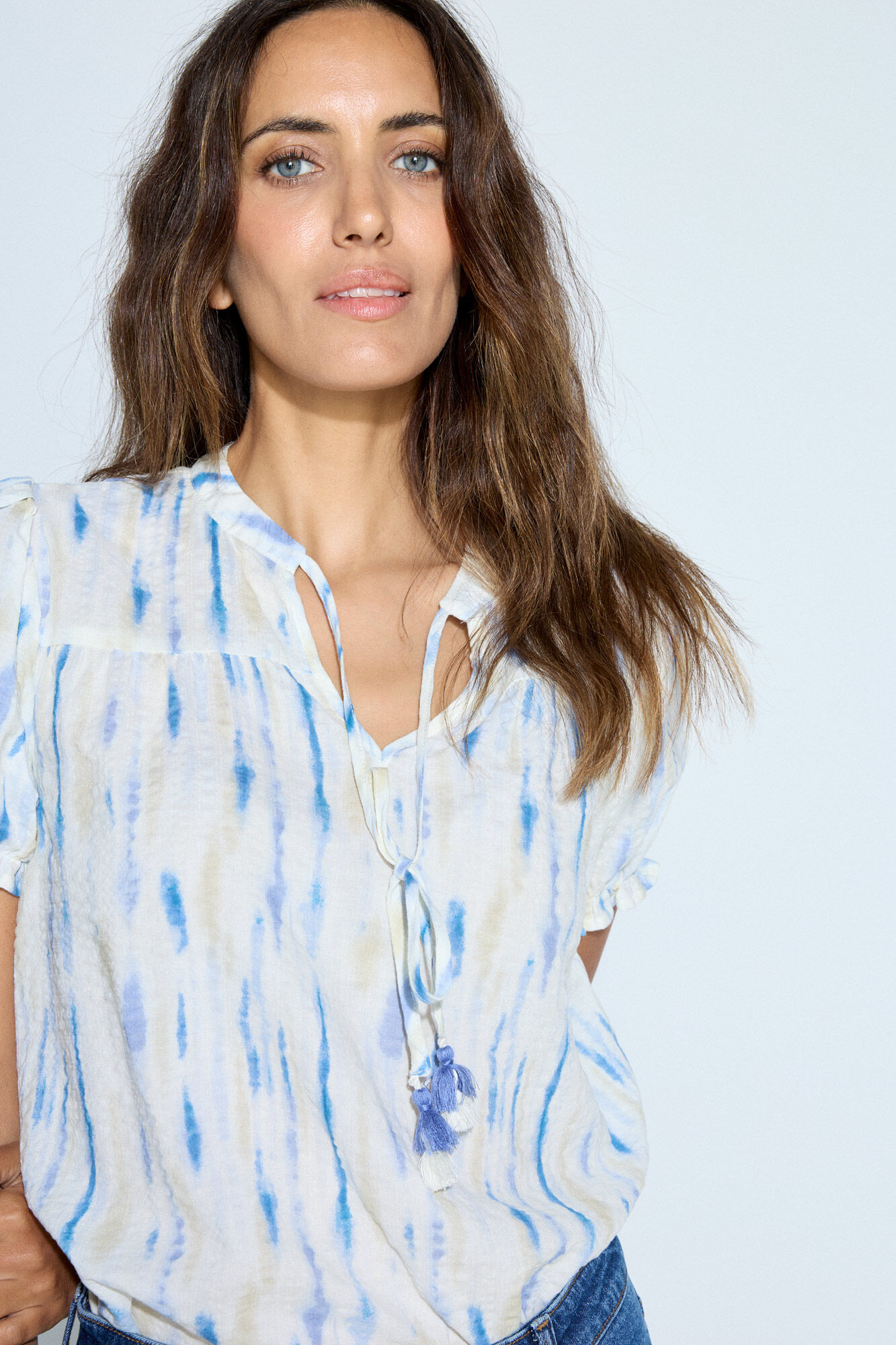 Slowlove Blusa estampada