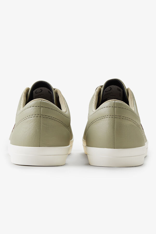 Fred Perry Zapatilla Baseline piel Gris