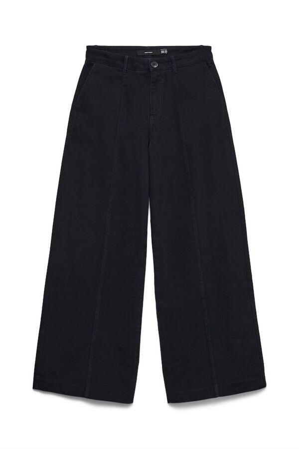 Vero Moda Curve Pantal&oacute;n ancho talla grande Azul marino
