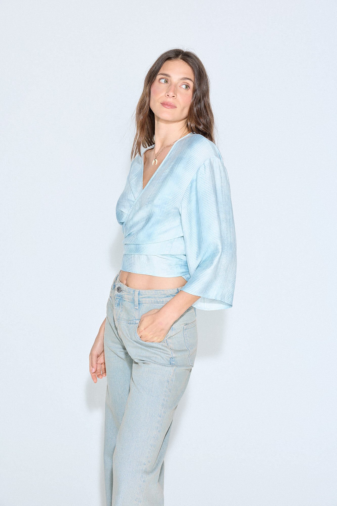 Slowlove Blusa estampada lazada