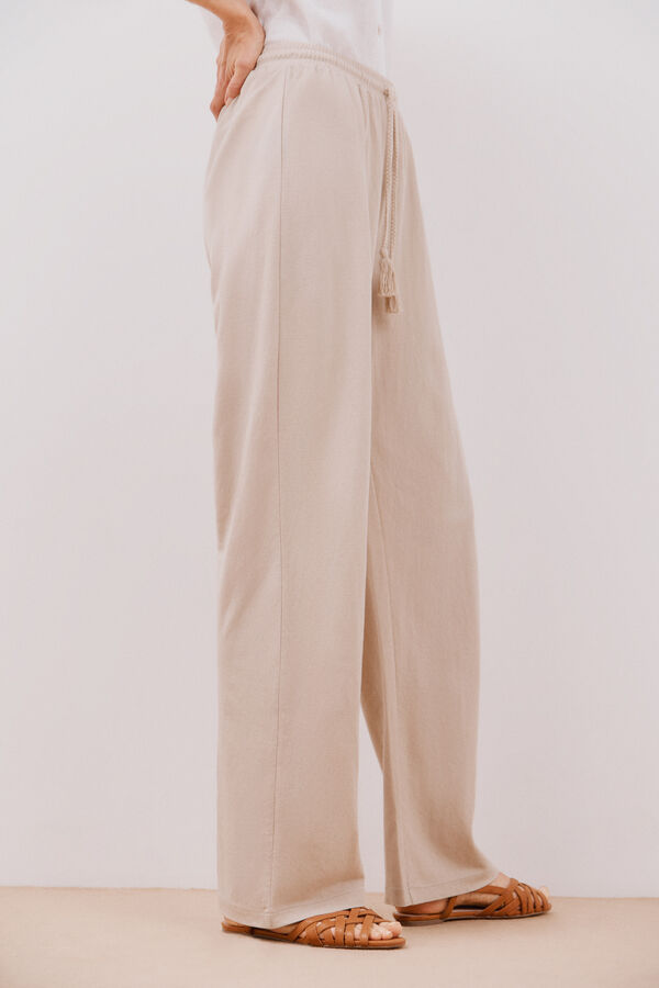 Cortefiel Cal&ccedil;as de malha estampadas Castanho