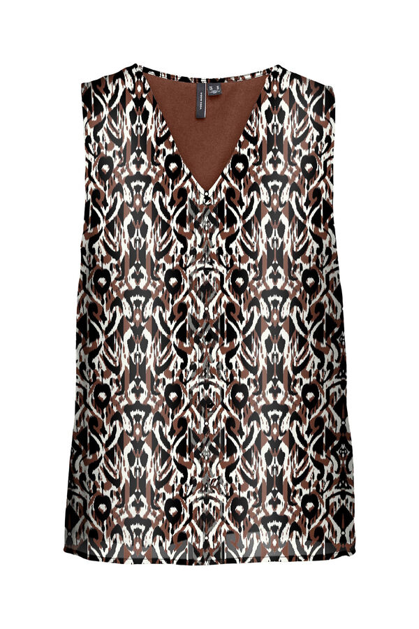 Vero Moda Blusa fluida estampada Blanco