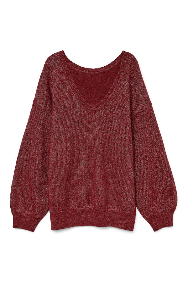 Vero Moda Curve Jersey cuello redondo Curve Rojo