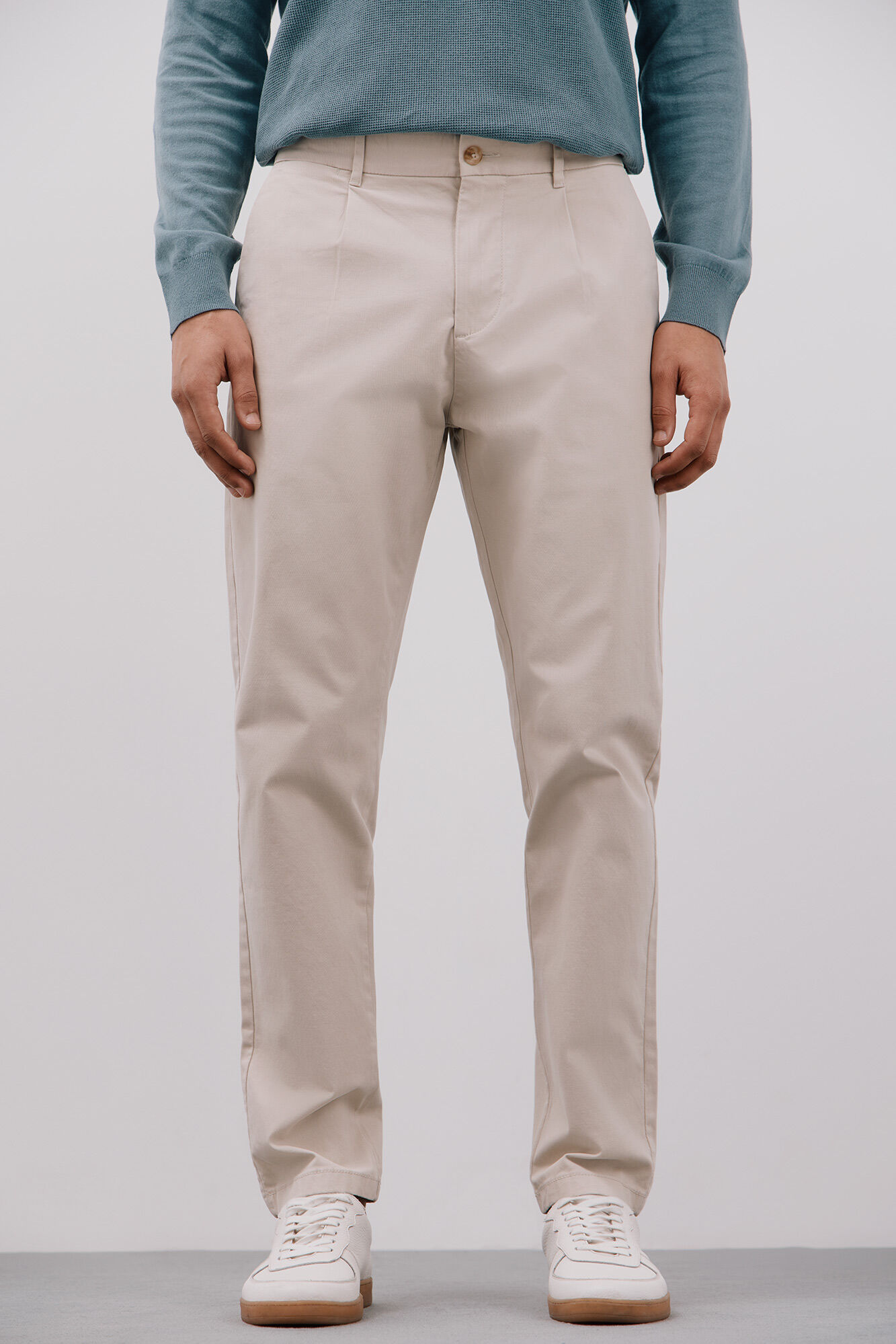 Cortefiel Cal&ccedil;as cal&ccedil;as chino afuniladas com pin&ccedil;as