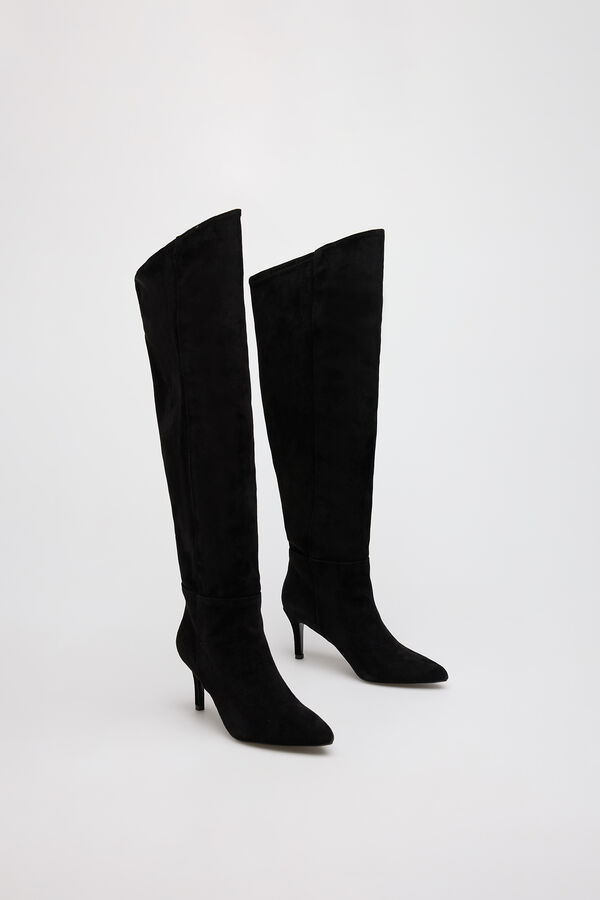 Slowlove Bota ca&ntilde;a alta Negro