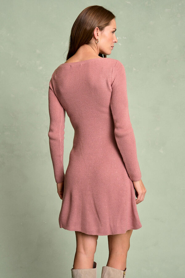 Pol&iacute;n Et Moi Vestido de malha Miren Subiu