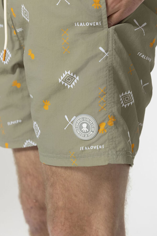 elPulpo Maiô estampado elPulpo Essentials Verde