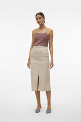 Vero Moda Falda vaquera 7/8 Beige