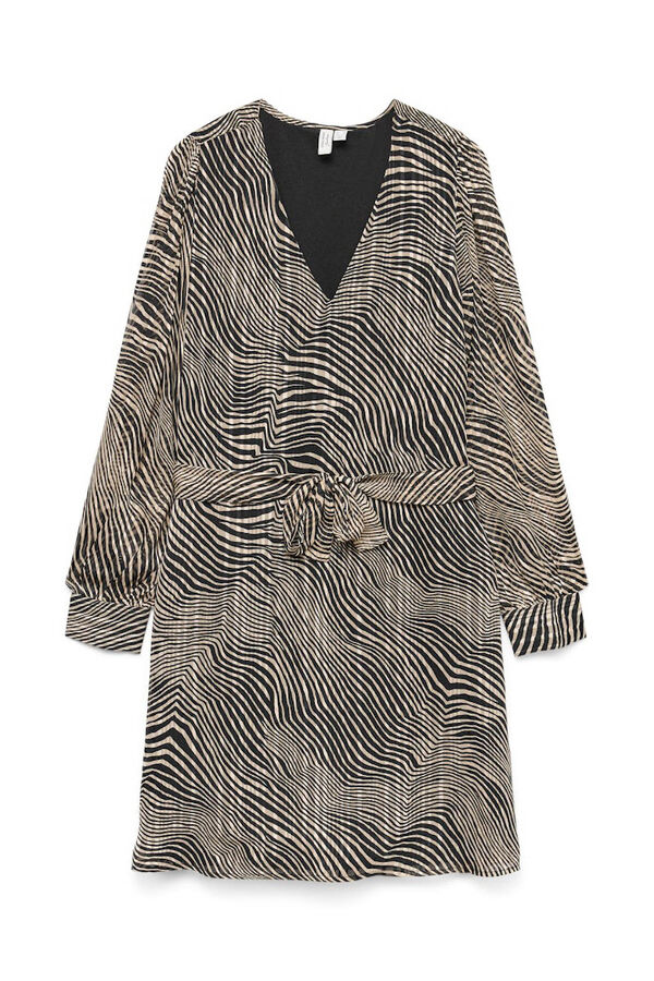 Vero Moda Vestido curto de manga comprida Multicolorido