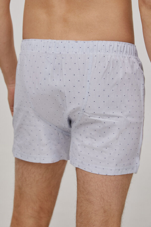 Cortefiel Pack 3 boxers tecido Azul