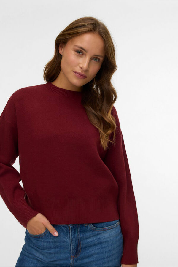 Vero Moda Jersey b&aacute;sico de punto Rojo