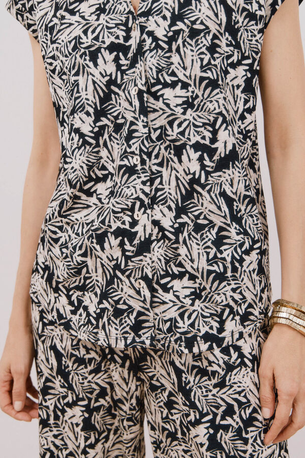 Cortefiel Polo piqu&eacute; stretch Impress&atilde;o