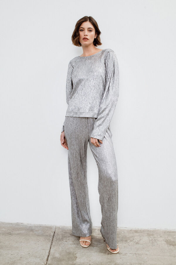 Object Top metalizado Gris