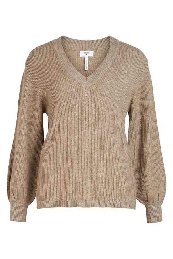 Object Camisola manga balão Cinzento