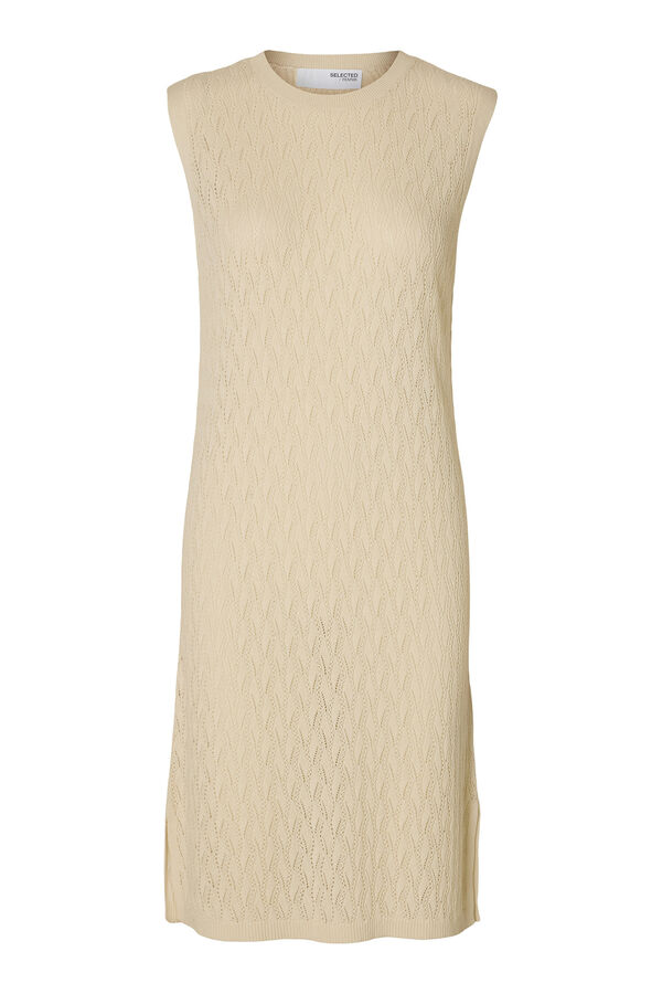 Selected Femme Vestido de punto Gris