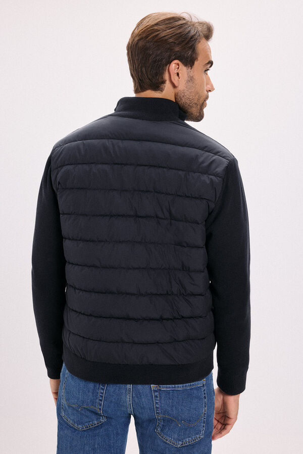 Jack & Jones Blus&atilde;o acolchoada leve Azul