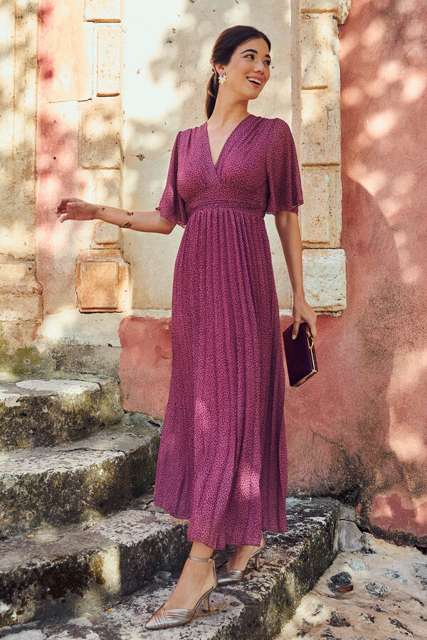 Pol&iacute;n Et Moi Vestido Largo Parina Morado