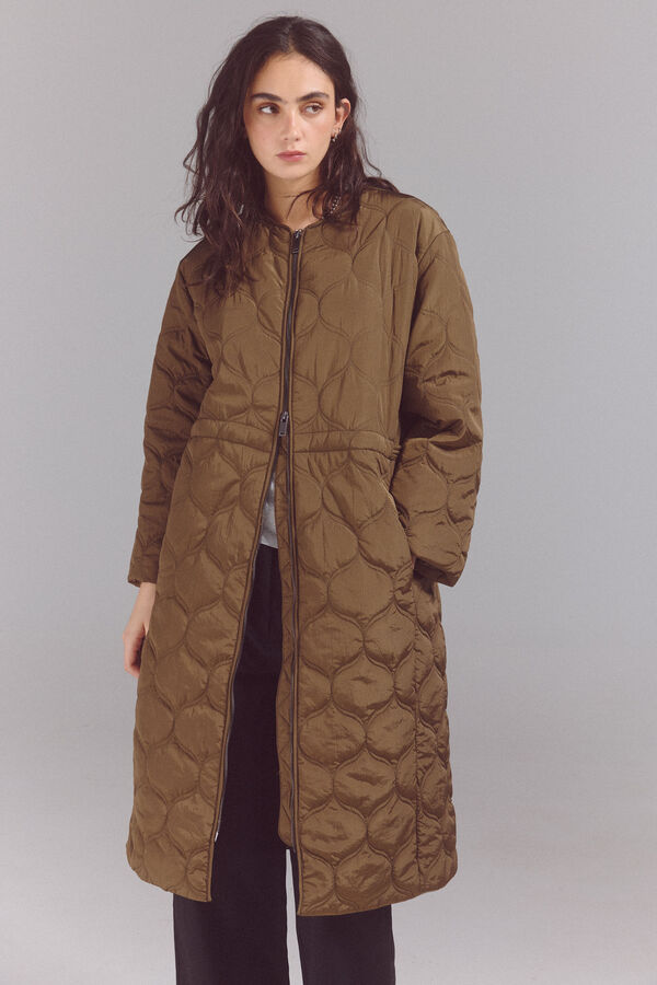 Slowlove Anorak ligero acolchado Kaki