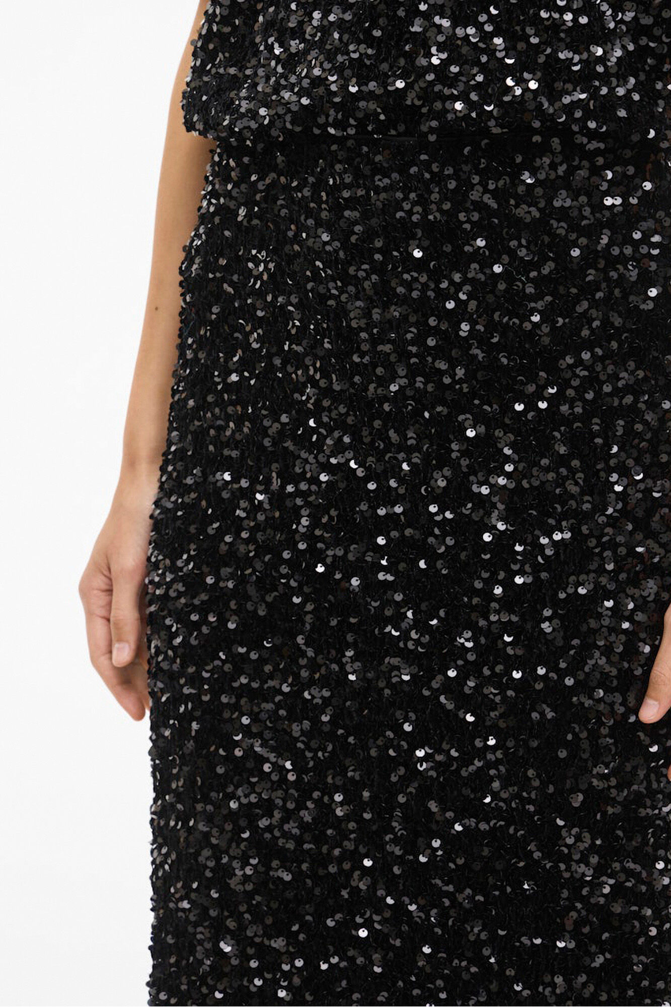 Vila Falda midi con lentejuelas