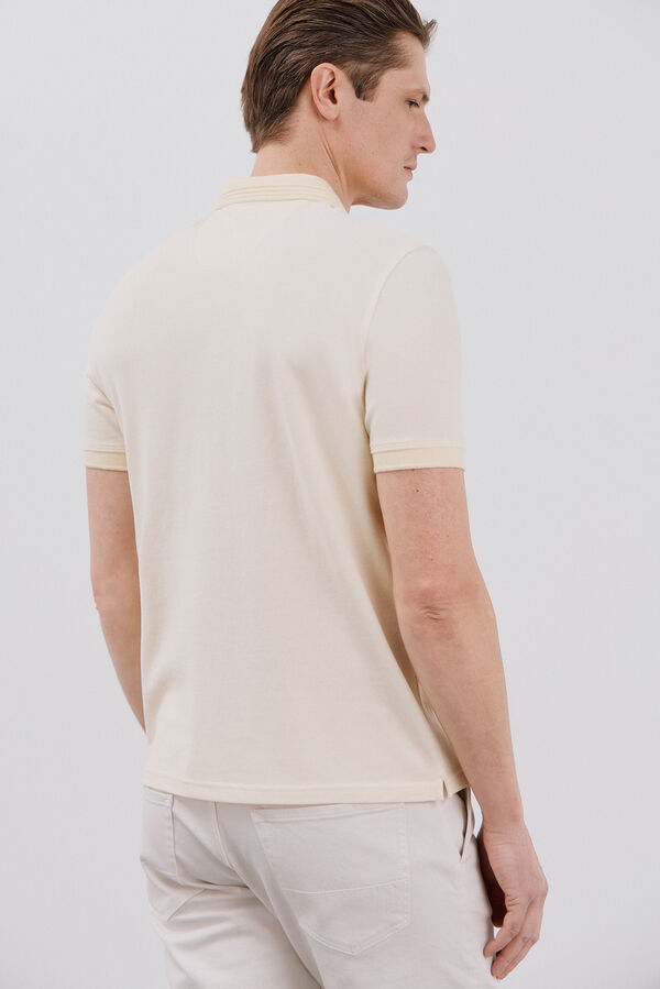 Cortefiel Polo oxford Amarillo