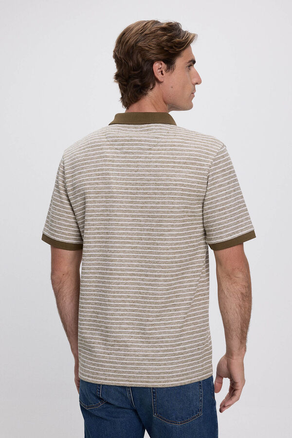 Jack & Jones Polo de punto regular fit Marr&oacute;n oscuro