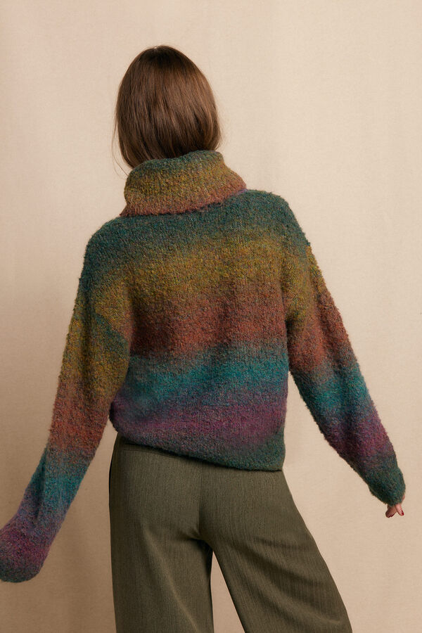 Slowlove Jersey cuello vuelto multicolor Multicolor