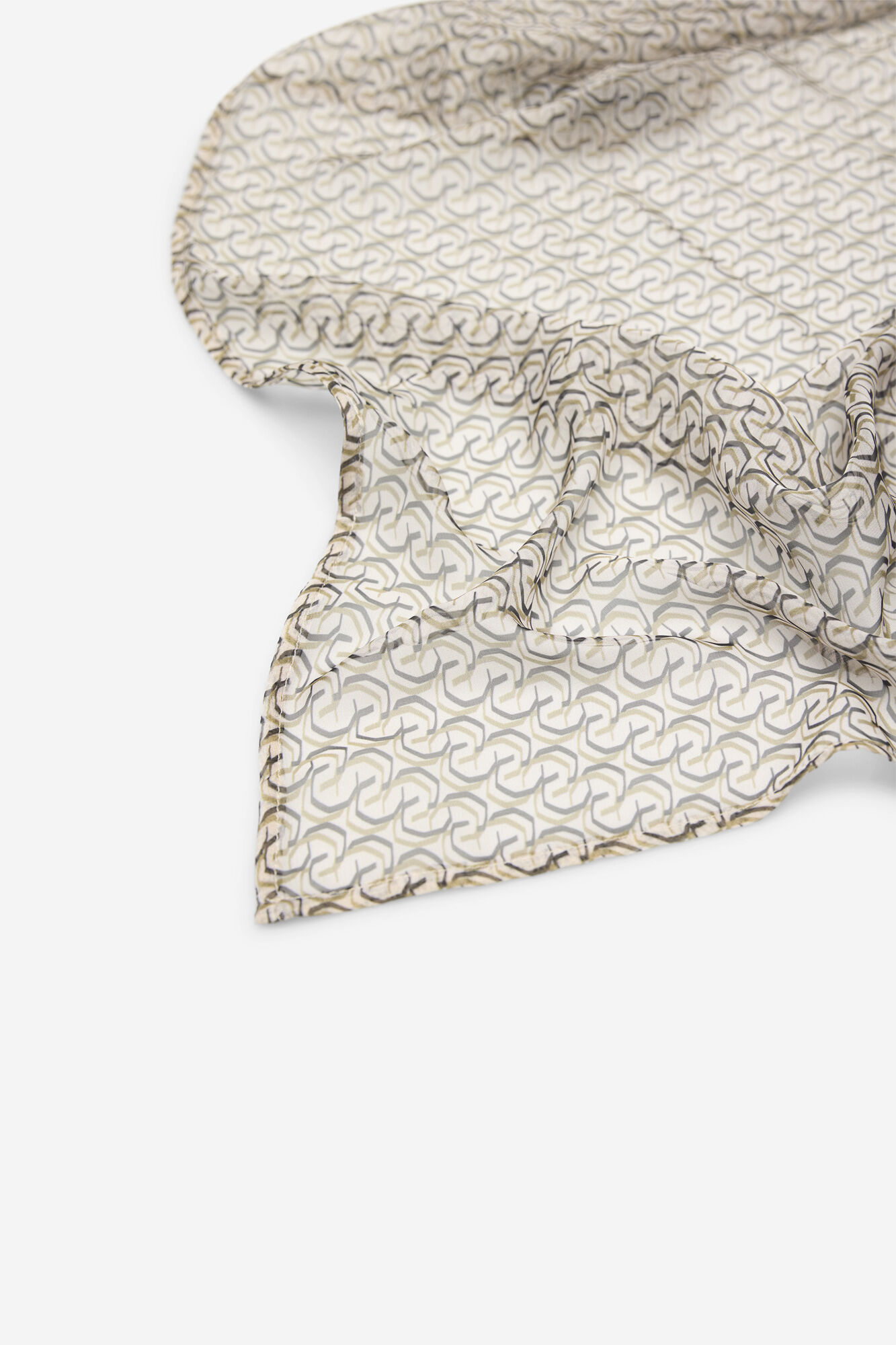 Cortefiel Bandana acetinada monogram