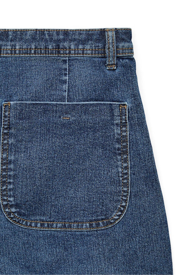 Vero Moda Pantal&oacute;n vaquero pata ancha Azul marino