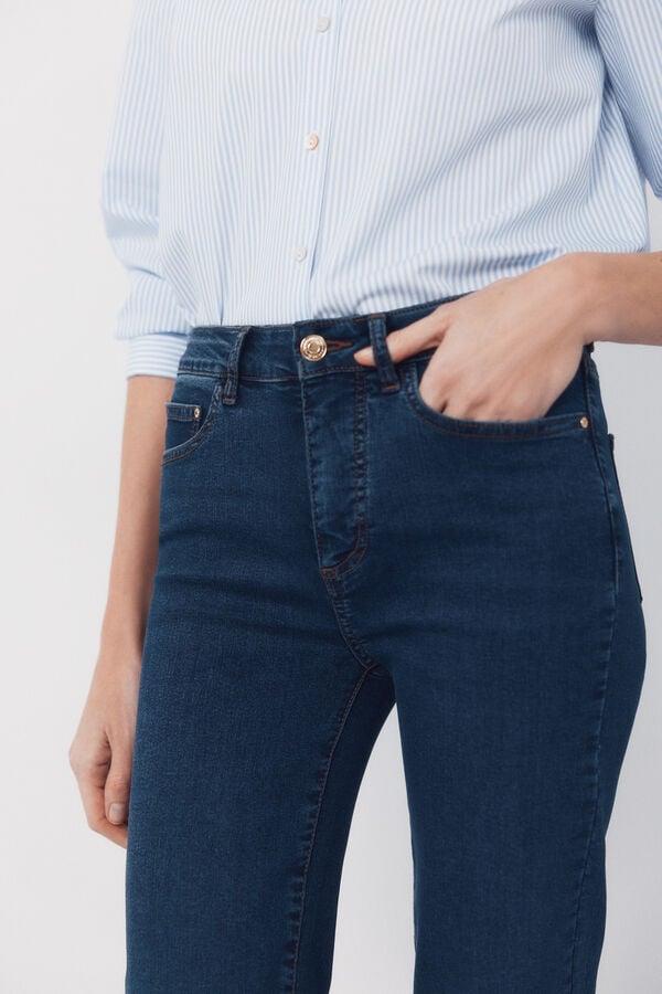 Cortefiel Jeans Sensational Recto Azul